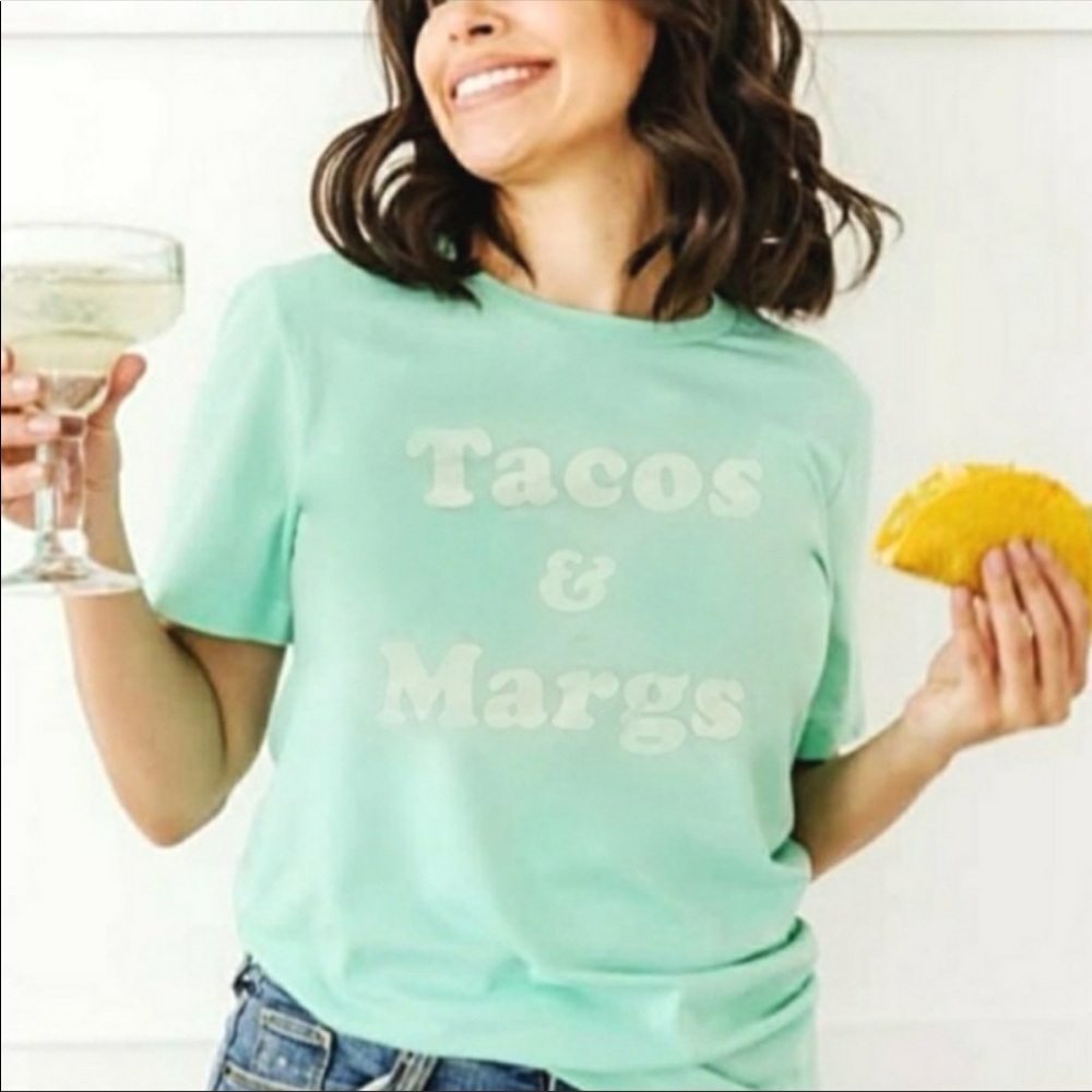 Wildfox Happy hour Keke Tacos & Margs short sleeve tee Yucca